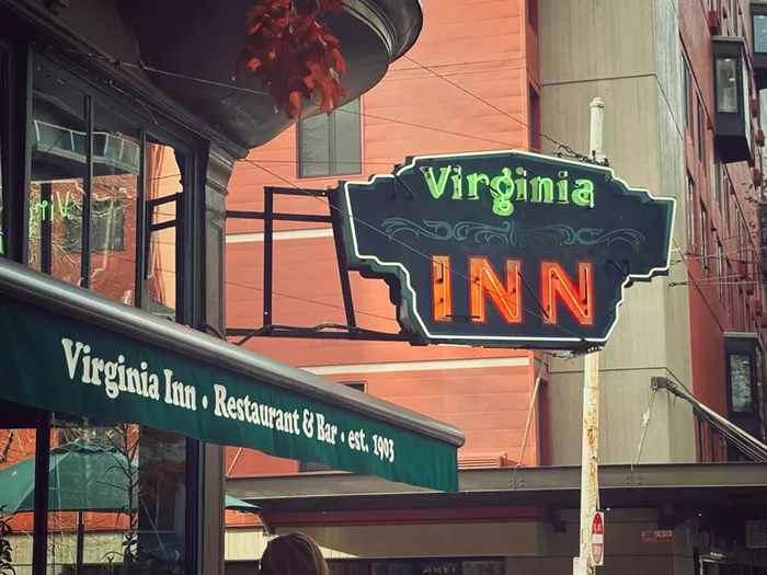 The Virginia Inn Has New Owners&mdash;the Stolen Historic Sign Is Back Up, Too